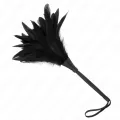 Black Maids Hornform Tickle Hühnerfedern 36 cm von Kink Impact & Touch