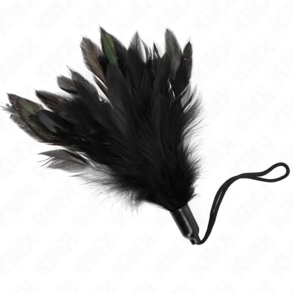 Tickle Feathers mit Seilgriff Kunststoffbasis 15 cm von Kink Impact & Touch | Fesselliebe.de
