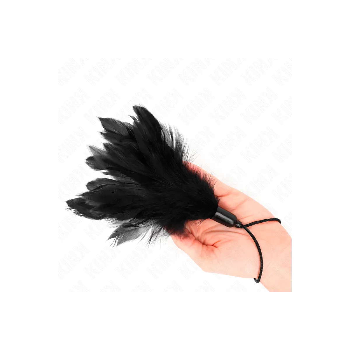 Tickle Feathers mit Seilgriff Kunststoffbasis 15 cm von Kink Impact & Touch | Fesselliebe.de