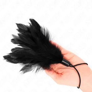 Tickle Feathers mit Seilgriff Kunststoffbasis 15 cm von Kink Impact & Touch