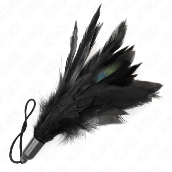 Tickle Feathers mit Seilgriff Kunststoffbasis 15 cm von Kink Impact & Touch | Fesselliebe.de