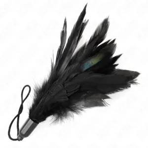 Tickle Feathers mit Seilgriff Kunststoffbasis 15 cm von Kink Impact & Touch
