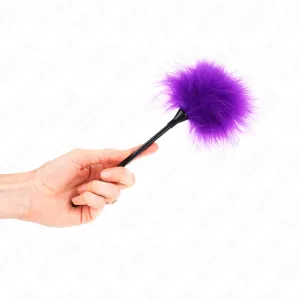 Lila Kitzelfedern für Das Bondage-Kit 27 cm von Kink Impact & Touch