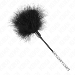 Tickle Federn mit Strassgriff 27 cm von Kink Impact & Touch | Fesselliebe.de