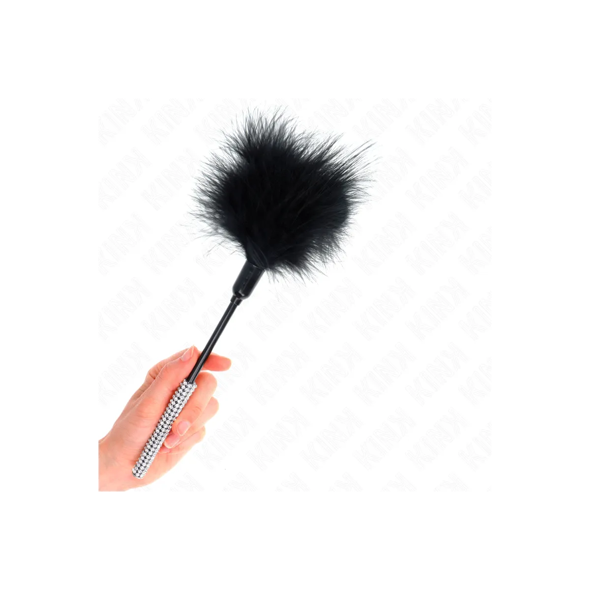 Tickle Federn mit Strassgriff 27 cm von Kink Impact & Touch | Fesselliebe.de