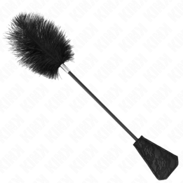 Straussenfedern Zum Kitzeln mit Spitzenpalette 56 cm von Kink Impact & Touch | Fesselliebe.de