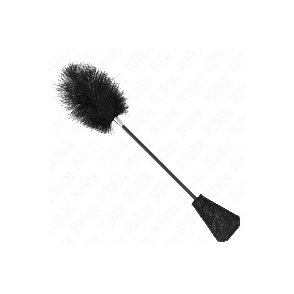 Straussenfedern Zum Kitzeln mit Spitzenpalette 56 cm von Kink Impact & Touch | Fesselliebe.de