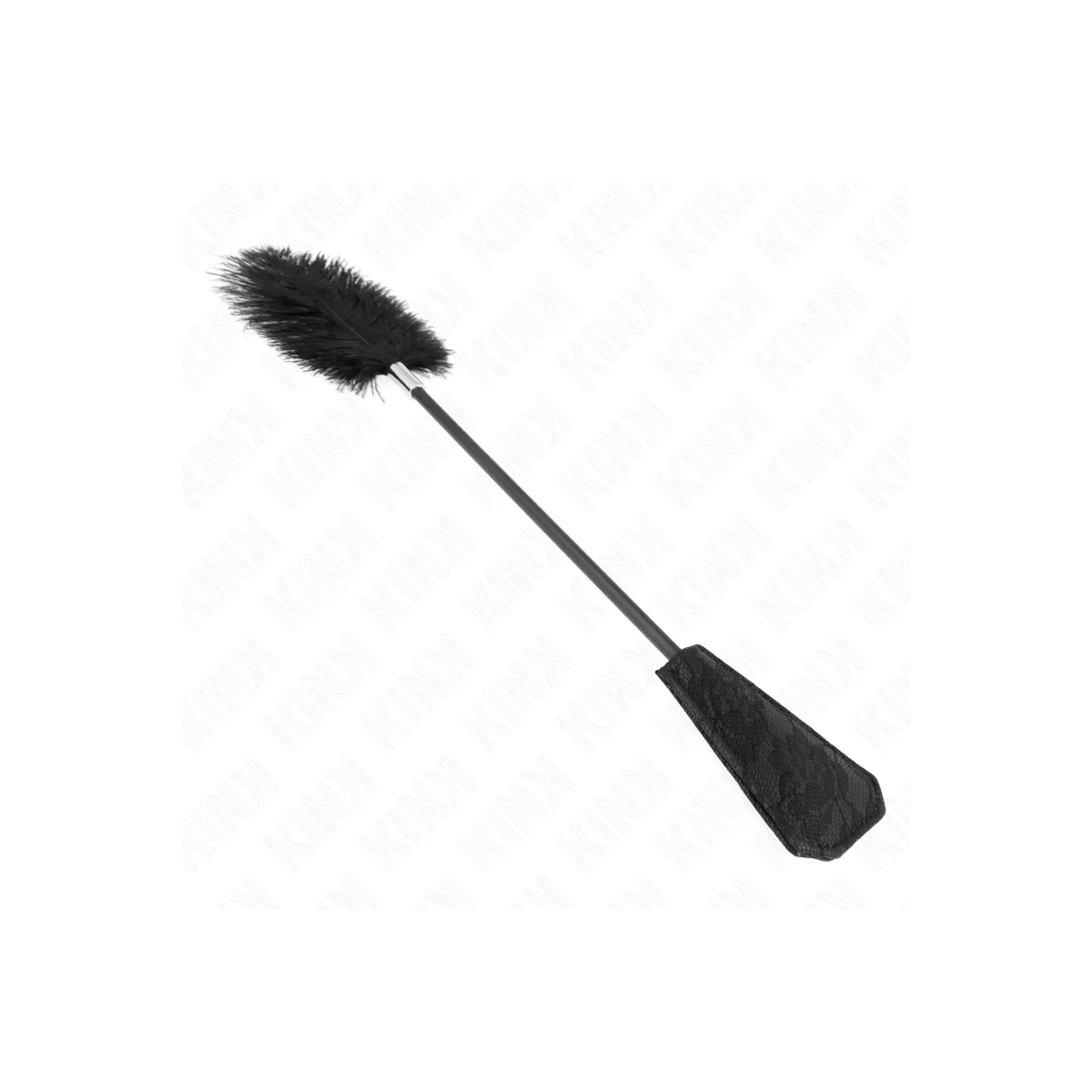 Straussenfedern Zum Kitzeln mit Spitzenpalette 56 cm von Kink Impact & Touch | Fesselliebe.de