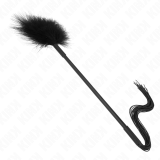 Silikonpeitsche mit Federn Zum Kitzeln 47 cm von Kink Impact & Touch | Fesselliebe.de