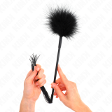 Silikonpeitsche mit Federn Zum Kitzeln 47 cm von Kink Impact & Touch | Fesselliebe.de