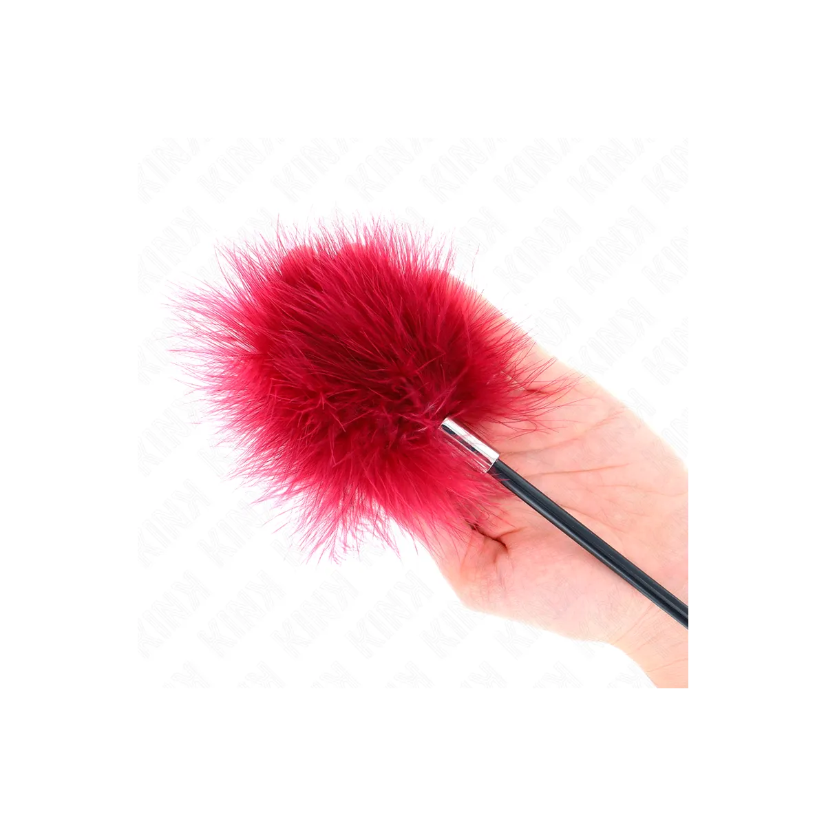 Tickle Feathers mit Rosenförmigem Paddel 8 cm von Kink Impact & Touch | Fesselliebe.de