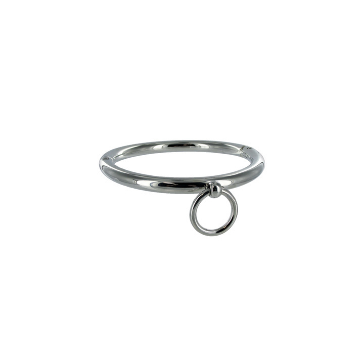 Bdsm-Halskette mit Ring 10cm von Metal Hard | Fesselliebe.de
