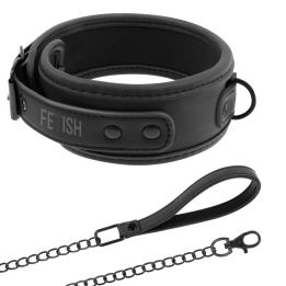 Kettenhalskette mit Noprene-Futter von Fetish Submissive Bondage | Fesselliebe.de