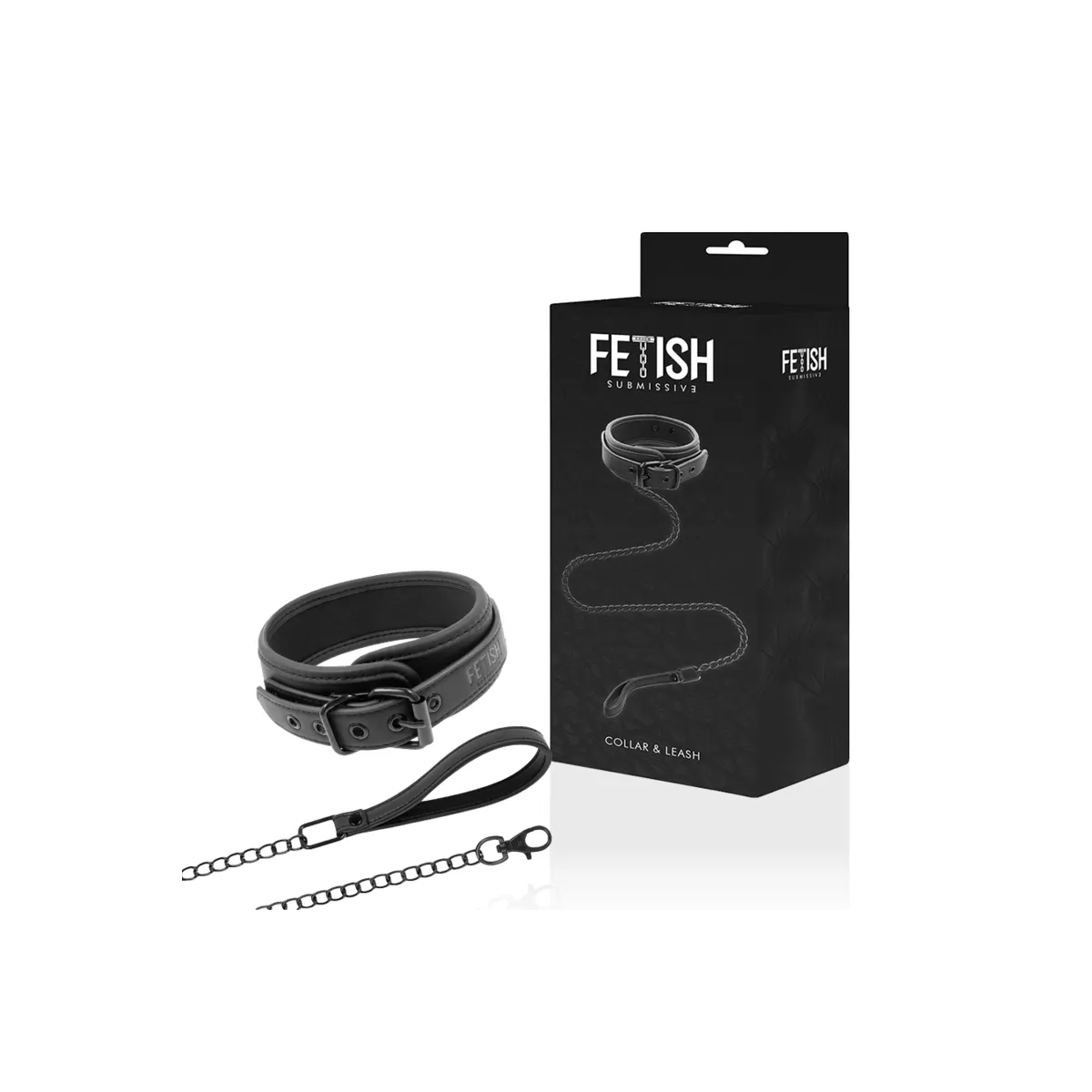 Kettenhalskette mit Noprene-Futter von Fetish Submissive Bondage | Fesselliebe.de