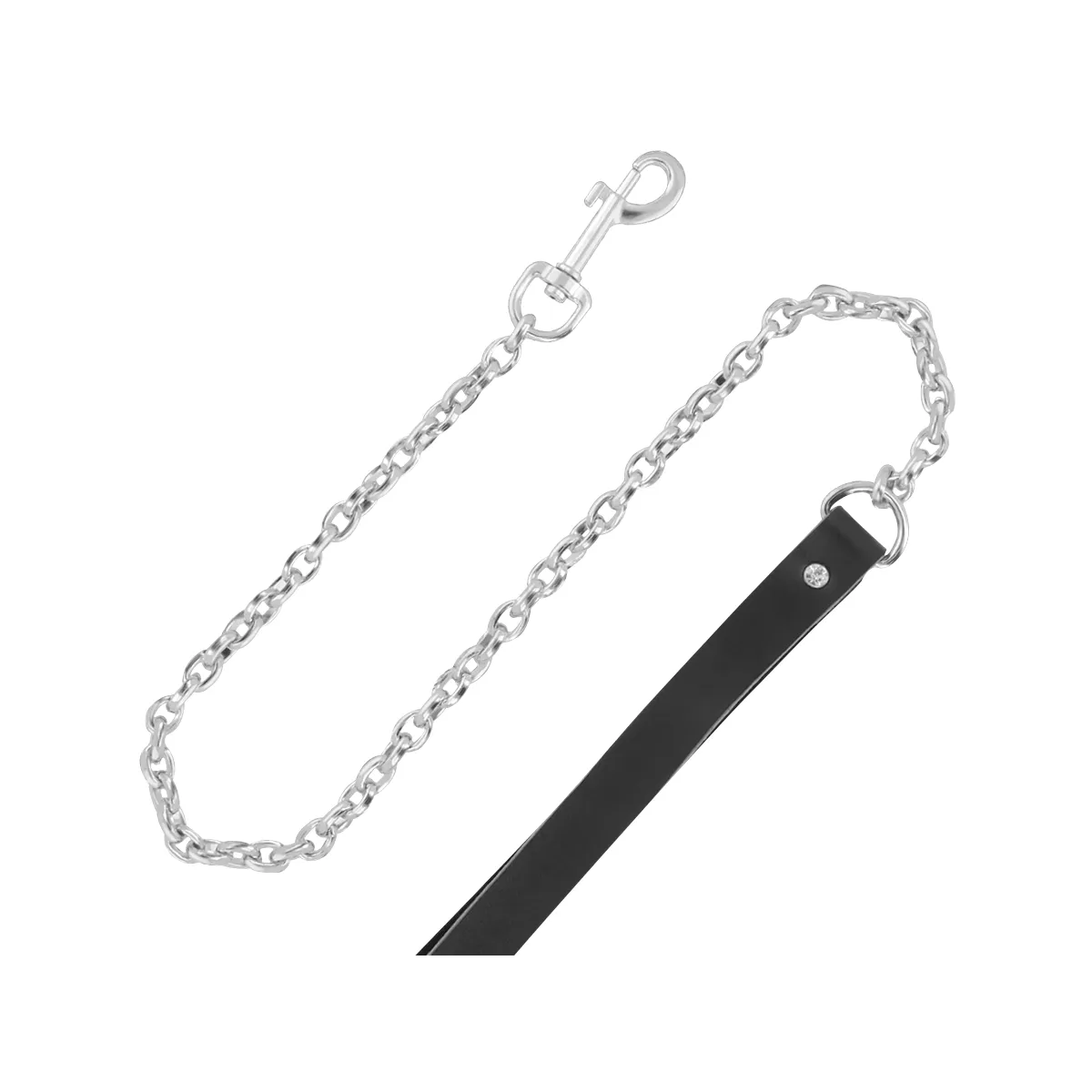 Hochwertige Leder-Halskette mit Leine von Darkness Bondage | Fesselliebe.de