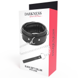 Weiche Leder-Halskette mit Kette von Darkness Bondage | Fesselliebe.de