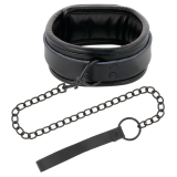 Schwarze Halskette mit Kette von Darkness Bondage | Fesselliebe.de