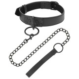 Schwarze Halskette mit Kette von Darkness Bondage | Fesselliebe.de