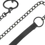 Schwarze Halskette mit Kette von Darkness Bondage | Fesselliebe.de