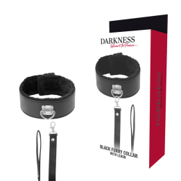 Gefütterte Halskette mit Titankette von Darkness Bondage | Fesselliebe.de