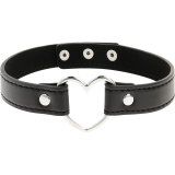 Veganes Leder-Halskette-Herz-Accessoire von Coquette Accessories | Fesselliebe.de