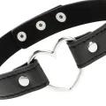 Veganes Leder-Halskette-Herz-Accessoire von Coquette Accessories
