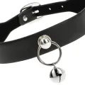 Vegane Leder-Halskette Damen-Accessoire Rassel/Reifen von Coquette Accessories