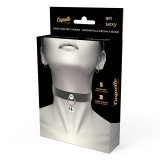Vegane Leder-Halskette Damen-Accessoire Rassel/Reifen von Coquette Accessories | Fesselliebe.de