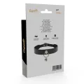 Vegane Leder-Halskette Damen-Accessoire Rassel/Reifen von Coquette Accessories