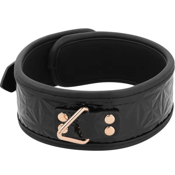 Premium Veganer Lederhalsband von Begme Black Edition | Fesselliebe.de