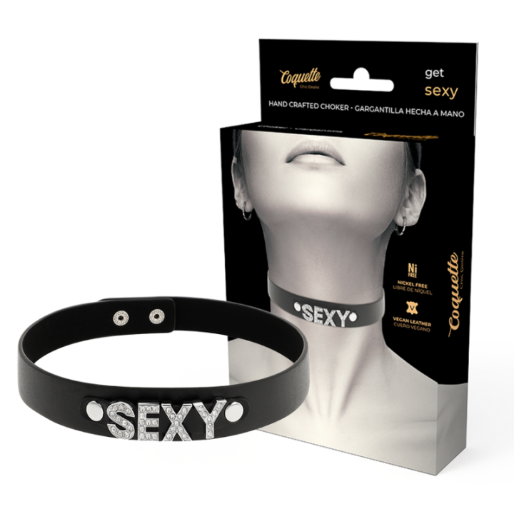 Sexy Veganes Leder-Halsband von Coquette Accessories | Fesselliebe.de