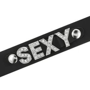 Sexy Veganes Leder-Halsband von Coquette Accessories
