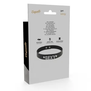 Sexy Veganes Leder-Halsband von Coquette Accessories