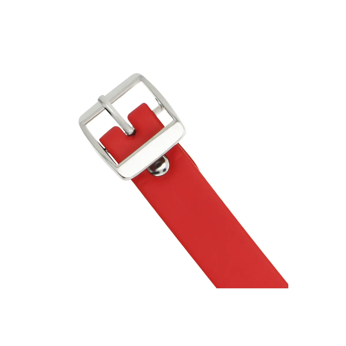 Rote Halskette aus Veganem Leder Fetisch-Accessoire für Frauen von Coquette Accessories | Fesselliebe.de