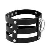 Veganes Leder-Halsband Im Fetisch-Stil von Coquette Accessories | Fesselliebe.de