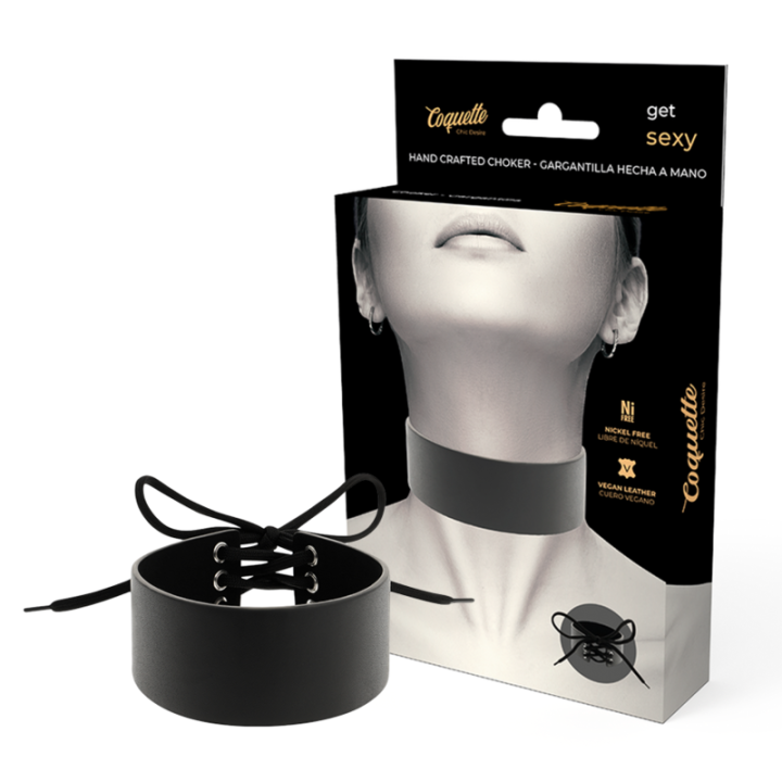 Veganes Leder-Halsband von Coquette Accessories | Fesselliebe.de