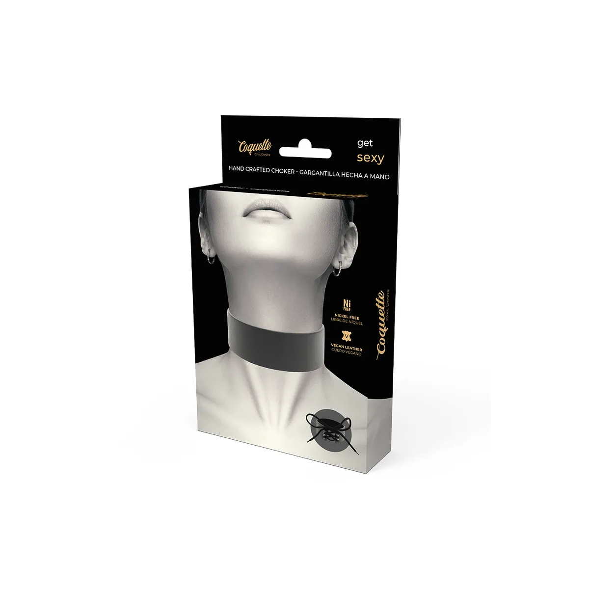 Veganes Leder-Halsband von Coquette Accessories | Fesselliebe.de