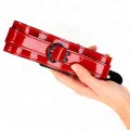 Weinrote Verstellbare Halskette 37,5-49,5 cm X 5 cm von Kink Collar & Gag