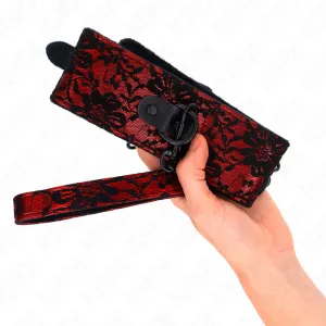 Spitzenkette mit Gürtel mit Echtledergürtel 105 cm / 44 X 5,5 cm von Kink Collar & Gag