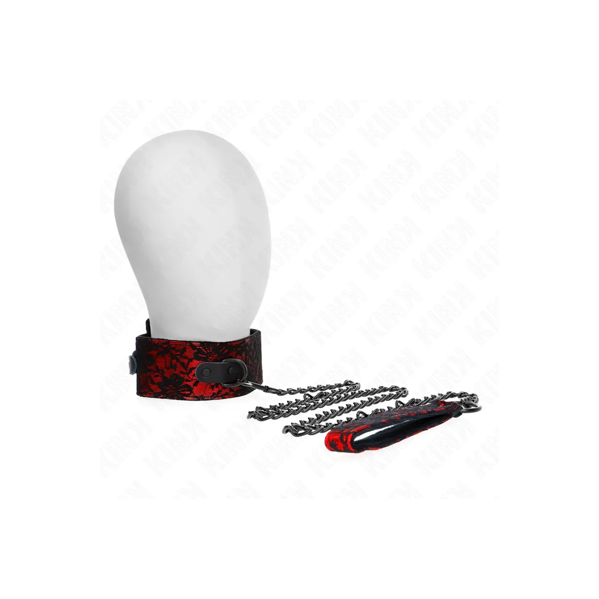 Spitzenkette mit Gürtel mit Echtledergürtel 105 cm / 44 X 5,5 cm von Kink Collar & Gag | Fesselliebe.de