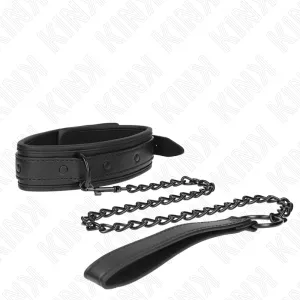 Neopren Bondage Halsband Modell 2 mit Gürtel 78 cm Verstellbar 37,5 X 49,5 cm von Kink Collar & Gag