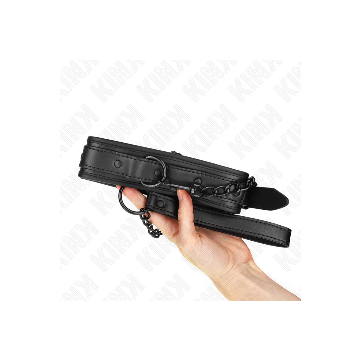 Neopren Bondage Halsband Modell 2 mit Gürtel 78 cm Verstellbar 37,5 X 49,5 cm von Kink Collar & Gag | Fesselliebe.de