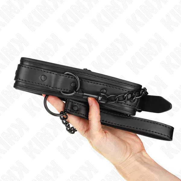 Neopren Bondage Halsband Modell 2 mit Gürtel 78 cm Verstellbar 37,5 X 49,5 cm von Kink Collar & Gag | Fesselliebe.de