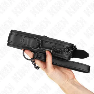 Neopren Bondage Halsband Modell 2 mit Gürtel 78 cm Verstellbar 37,5 X 49,5 cm von Kink Collar & Gag