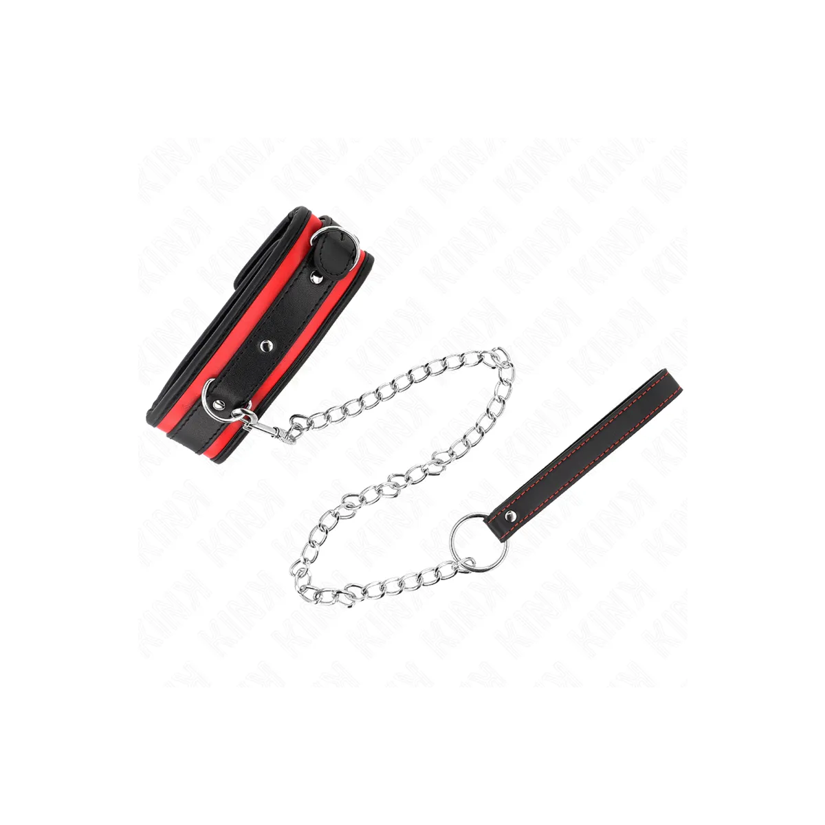 Schwere Halskette mit Gürtel 65 cm Modell 2 Verstellbar 36,5-50 cm von Kink Collar & Gag | Fesselliebe.de
