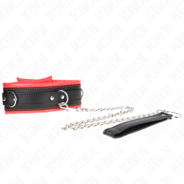 Schwere Halskette mit Gürtel 65 cm Modell 3 Verstellbar 36,5-50 cm von Kink Collar & Gag | Fesselliebe.de