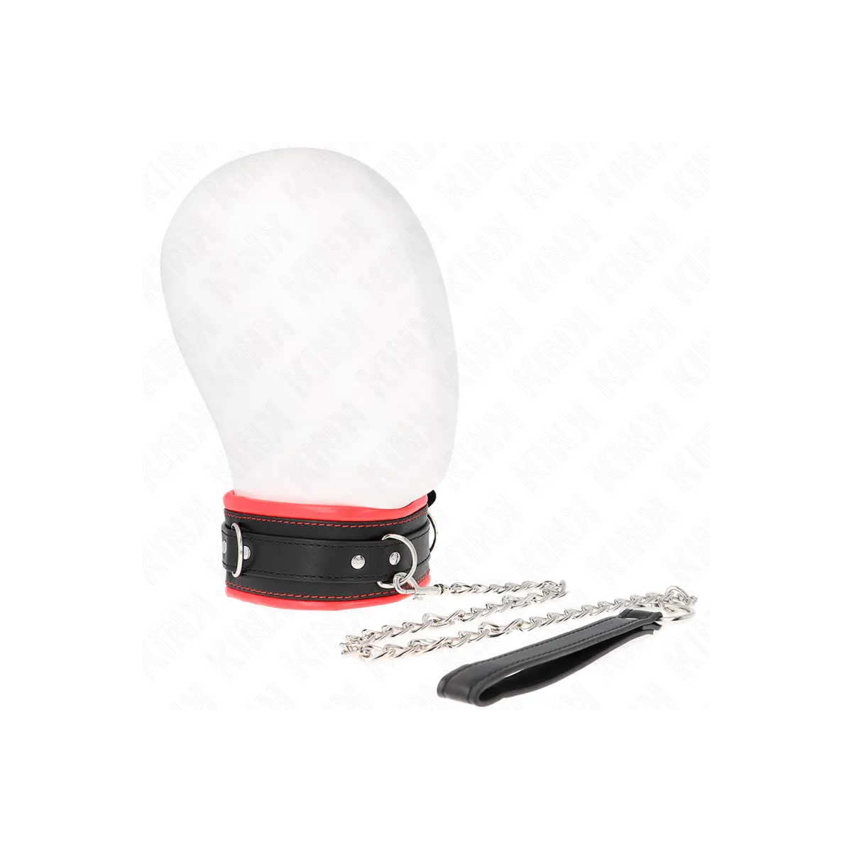 Schwere Halskette mit Gürtel 65 cm Modell 3 Verstellbar 36,5-50 cm von Kink Collar & Gag | Fesselliebe.de