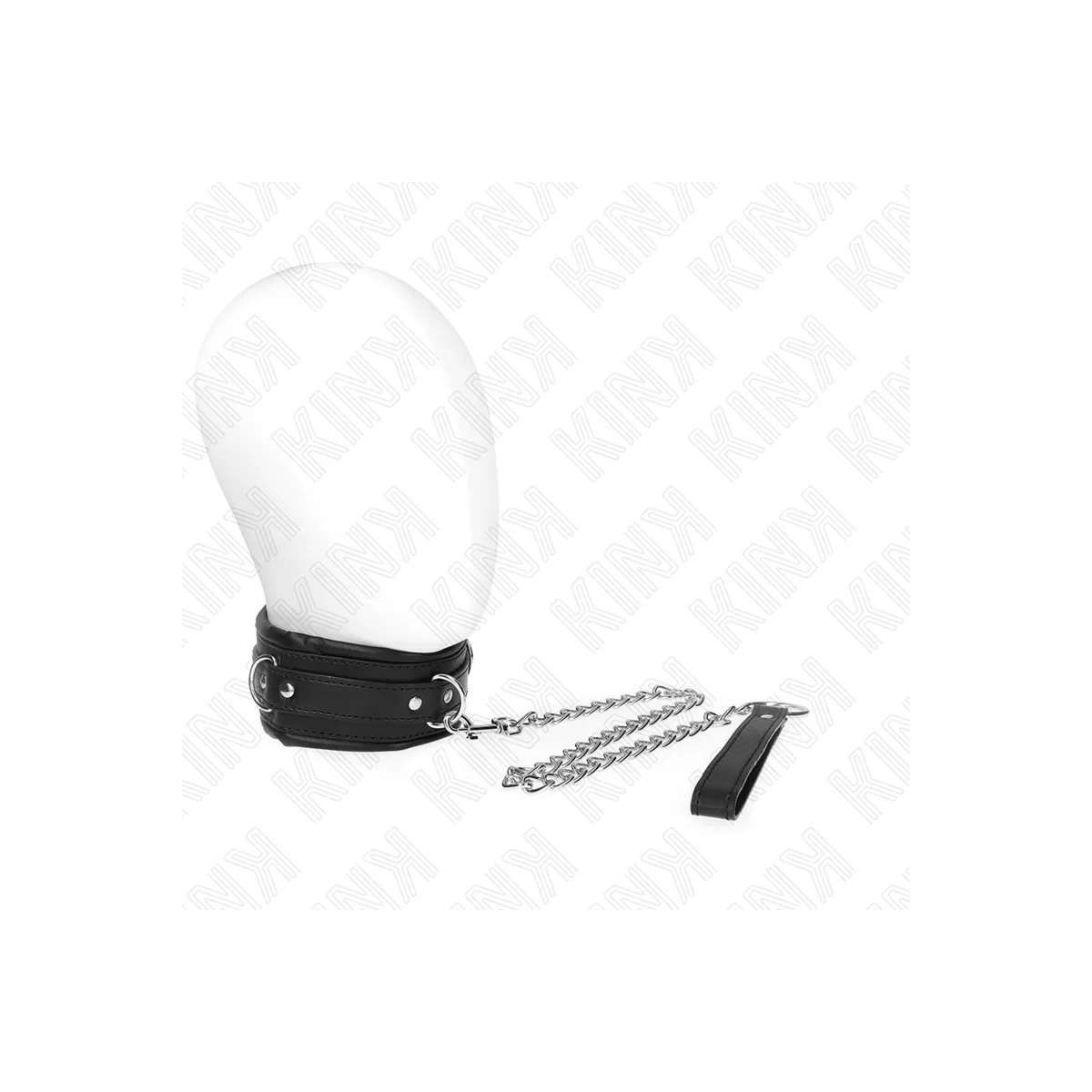 Schwere Halskette mit Gürtel 65 cm Modell 4 Verstellbar 36,5-50 cm von Kink Collar & Gag | Fesselliebe.de