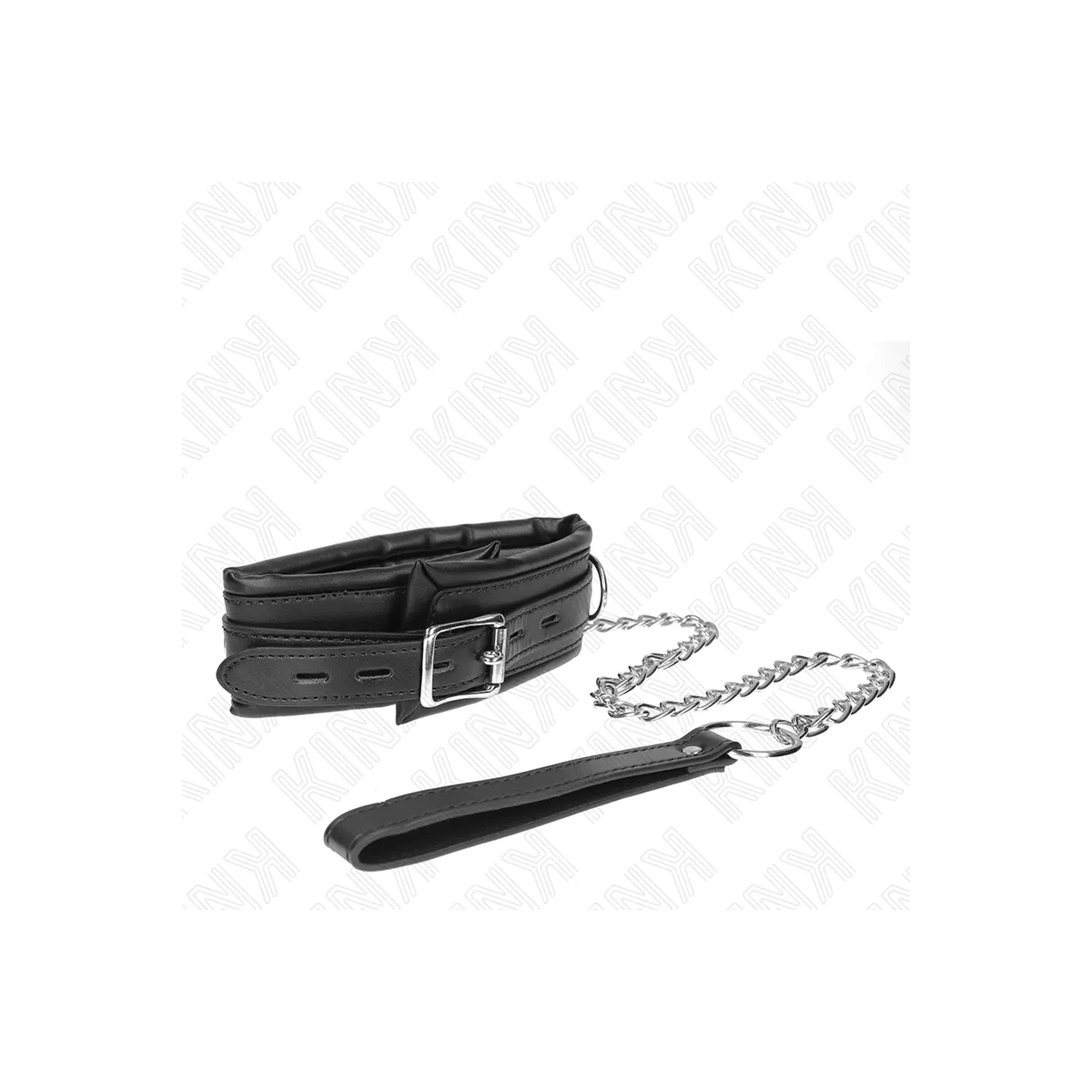 Schwere Halskette mit Gürtel 65 cm Modell 4 Verstellbar 36,5-50 cm von Kink Collar & Gag | Fesselliebe.de