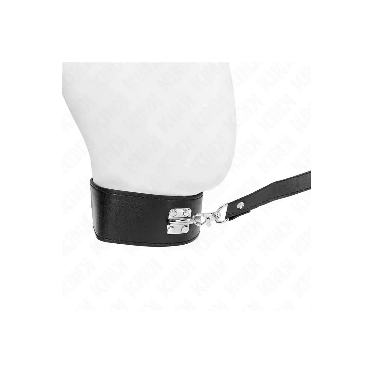 Halskette mit Gürtel 116 cm Modell 2 Verstellbar 36-43 cm X 5 cm von Kink Collar & Gag | Fesselliebe.de